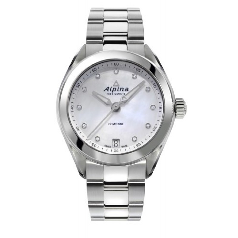 Alpina Ladies Comtesse Mother of Pearl Quartz Watch