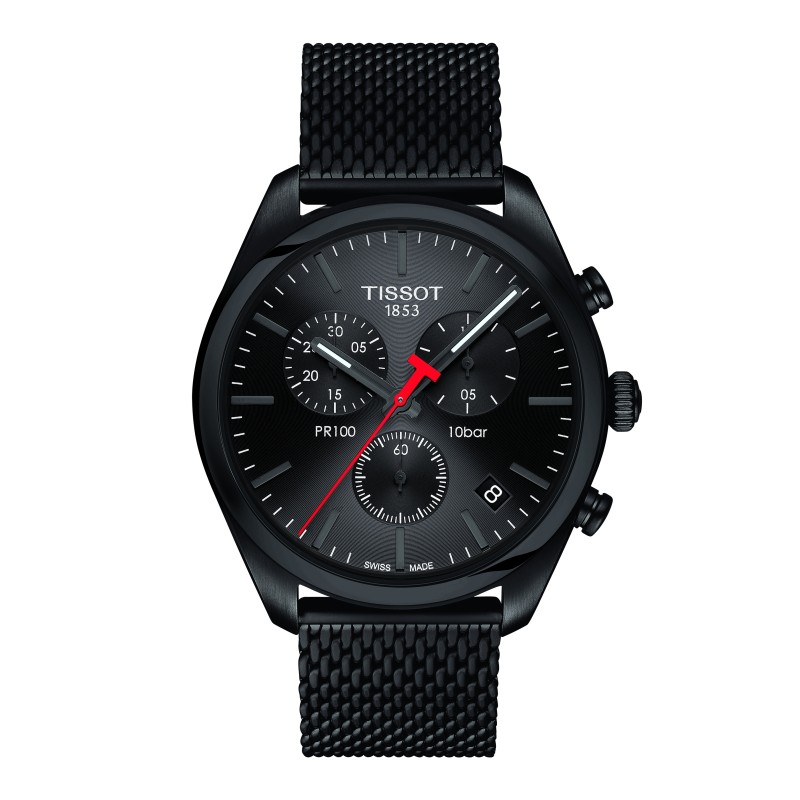 Tissot Men's PR 100 Chronograph Black Watch