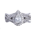 Ladies .780 Ctw Diamond Ring / 14 Kt W