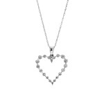 Ladies .500 Ctw Diamond Necklace / 14 Kt W