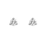 Ladies Diamond Earrings / 14 Kt W