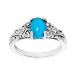 Ladies Turquoise Ring / Silver