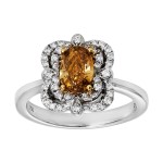 Ladies 1.040 Ct. / 1.330 Ctw Oval Cut Diamond Engagement Ring