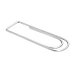 Silver Paperclip Style Money Clip
