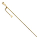 10kt Yellow Gold Adjustable Chain