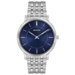 Bulova Men's Classic Watch with Blue Dial