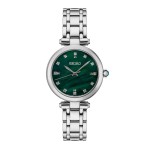 Seiko Lady's Diamonds Green Mother of Pearl Watch
