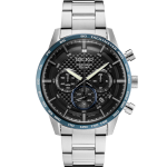 Seiko Men's Essentials Chronograph Blue Bezel Watch