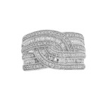 EFFY Sterling Silver 0.62ctw Diamond Fashion Ring