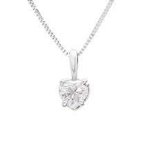 Ladies .250 Ctw Heart Diamond Pendant