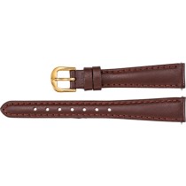 10mm Regular Tan Leather Calf Padded Watch Strap