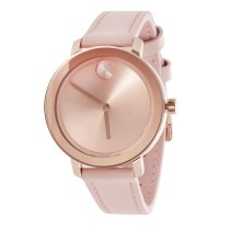 Movado BOLD Evolution Rose & Leather Watch