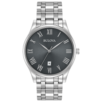 Bulova Men's Classic Grey Dial Watch