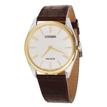 Citizen Men's Stiletto Brown Leather Watch