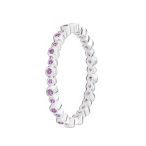 Chamilia Infinity Purple Swarovski Ring