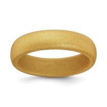 5.7MM SILICONE BAND GOLD