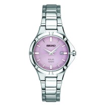 Seiko Lady's Solar Pink Dial Watch