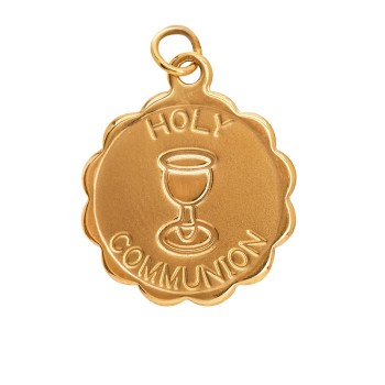 14kt Yellow Gold Holy Communion Charm