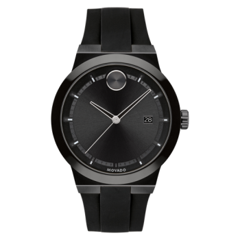 Movado BOLD Fusion Men's Black Silicone Watch