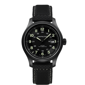 Hamilton Khaki Field Titanium Auto Black Watch