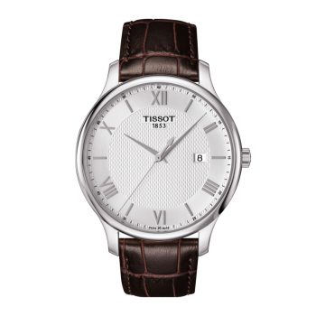 Tissot Men's Tradition Brown Leather Watch