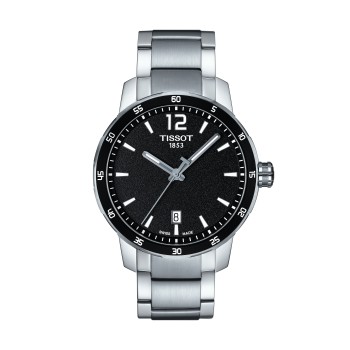 Tissot Men's Quickster Stainless Black Dial Watch