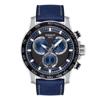 Tissot Men's Supersport Chrono Quick Release Blue Watch